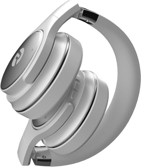 Raycon Everyday Wireless Bluetooth Over Ear Headphones, with Active Noise Cancelling, Awareness Mode and Built in Microphone, IPX 4 Water Resistance, 38 Hours of Battery Life (Frost White) - Image 2