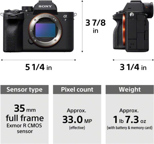 Sony Alpha 7 IV Full-frame Mirrorless Interchangeable Lens Camera,Body Only , Black - Image 6
